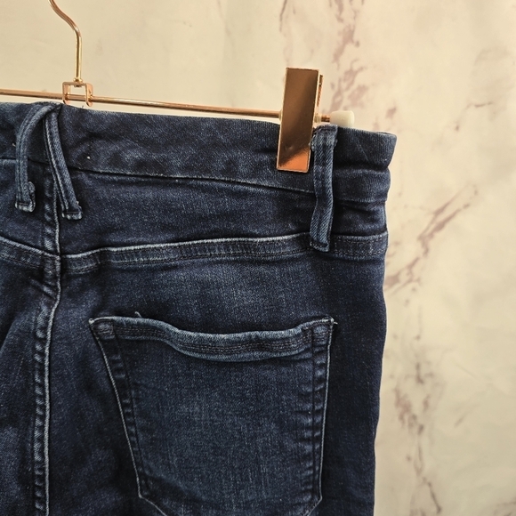 Good American Jeans Womens 4 27 High Rise Good Legs Denim Dark Wash Skinny - Picture 10 of 11